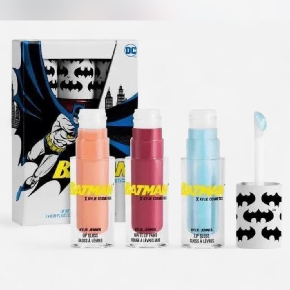 Kylie Cosmetics & DC Batman Collab-Lip Gloss Trio
